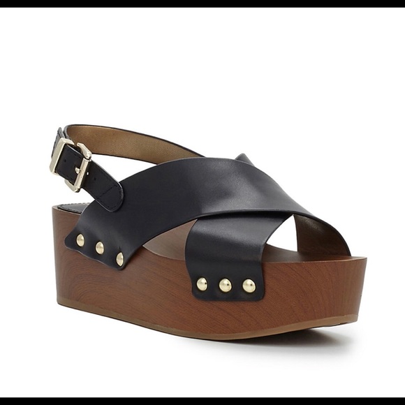 Sam Edelman Shoes - Black Sam Edelman Studded Wedge 9.5
